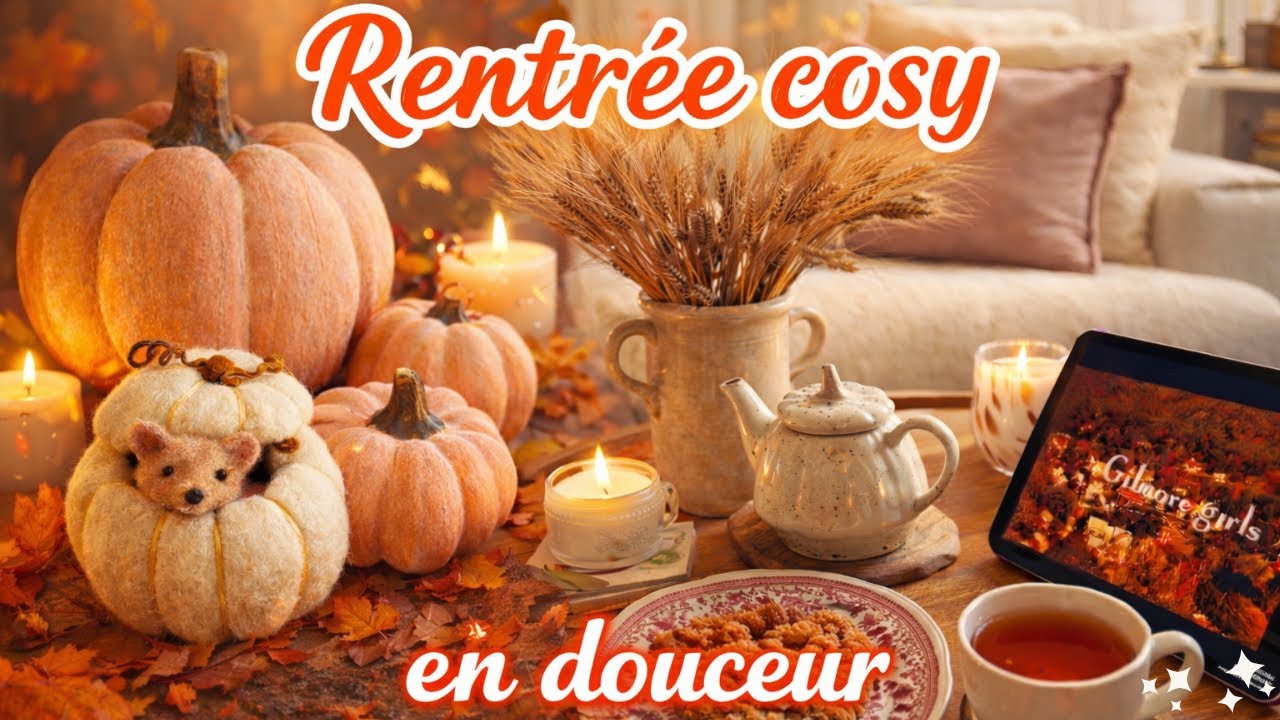 Romantiser la rentrée | Papeterie , Looks de saison & tuto déco d’automne 🍁