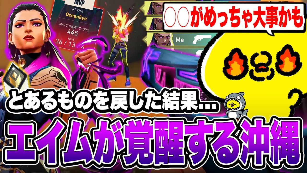 とあるものを戻した結果、スランプから解放されエイムが覚醒する沖縄【沖縄に行くために】【VALORANT】