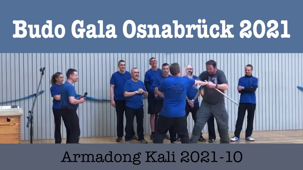Spontan und ohne Absprache - Armadong Kali bei der Budo Gala in Osnabrück