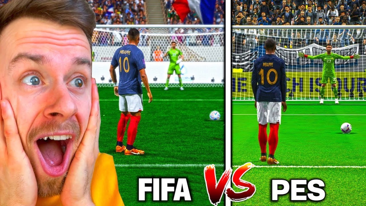 MBAPP&Eacute; ELFMETER in FIFA vs PES von 2017-2024! 👀⚽️ (*spannend*!)