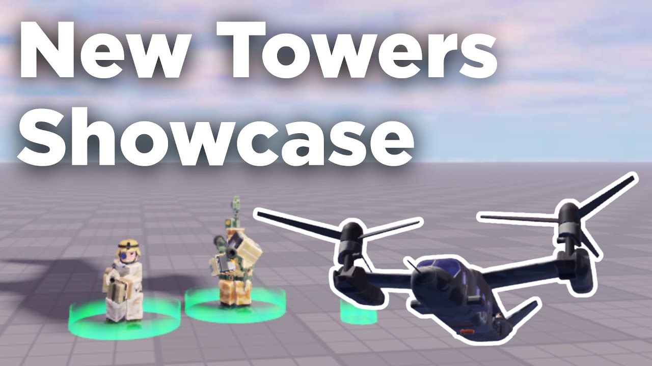 Noob Tuber, Stinger, Scout Helicopter ShowcaseSHOWCASE | Roblox TDX