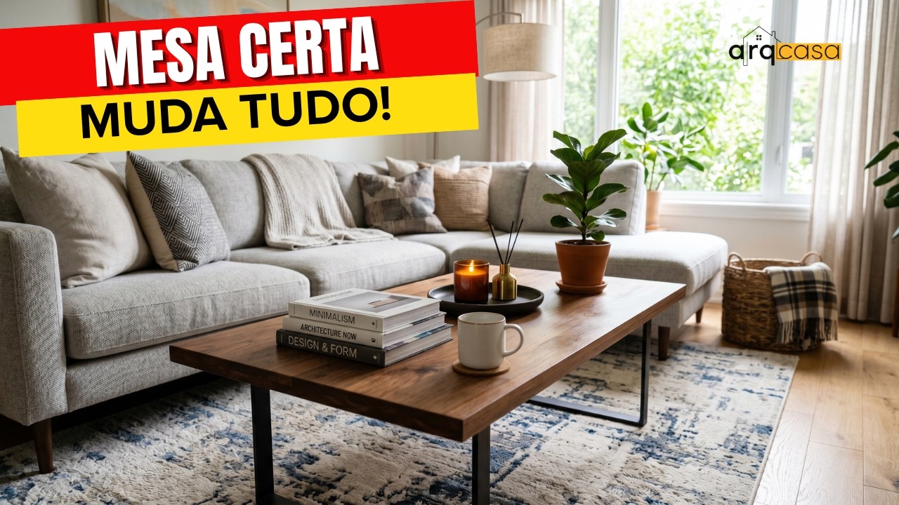 100 Ideias de Mesas de Centro para Transformar sua Sala!
