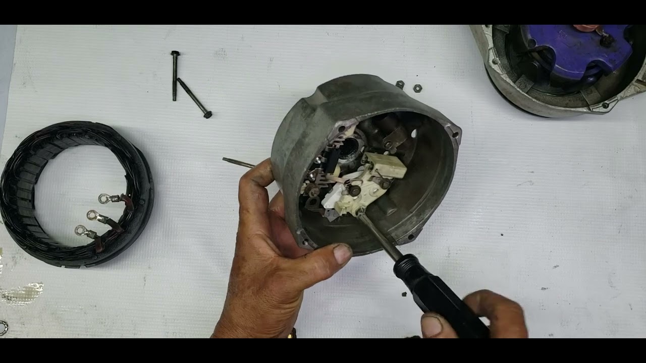 COMO REPARAR ALTERNADOR DELCO REMY DE CARROS Y CAMIONETAS CHEVROLET.  CITATION MOD. 83