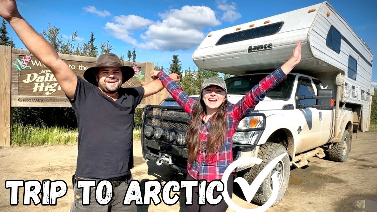 Dalton Highway - COMPLETE ✅ driving the Dalton Highway in our Truck Camper