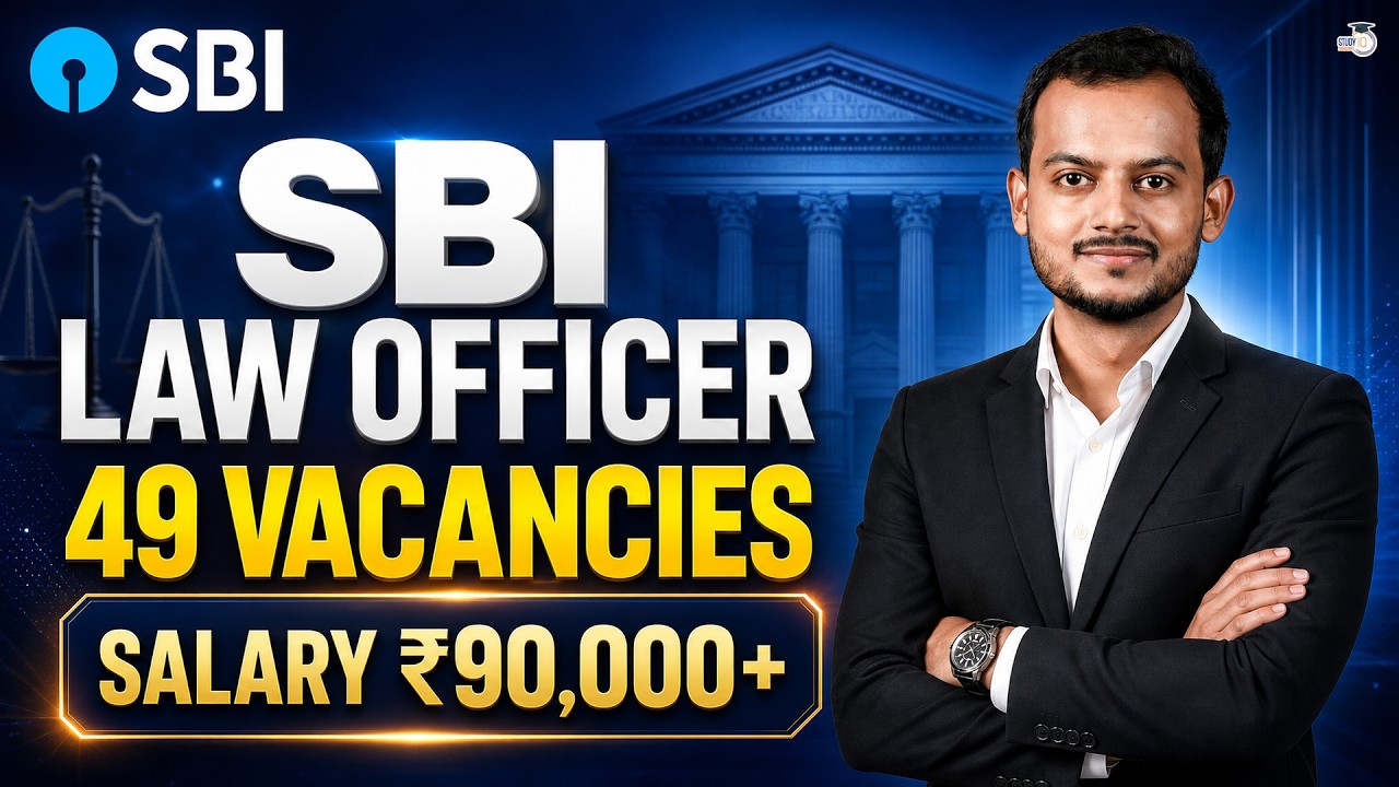 SBI Law Officer 2026 Notification Out | 49 Posts | Assistant Manager & Deputy Manager (Law)