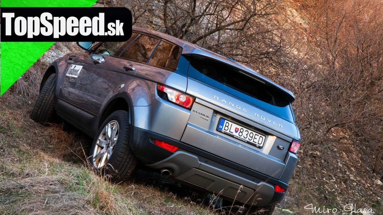 Test Range Rover Evoque TD4 TopSpeed.sk