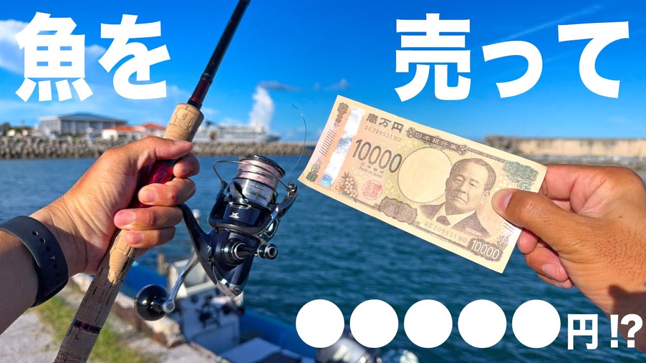 【目指せ1万円】釣った魚を全部売ったら衝撃の金額に!?