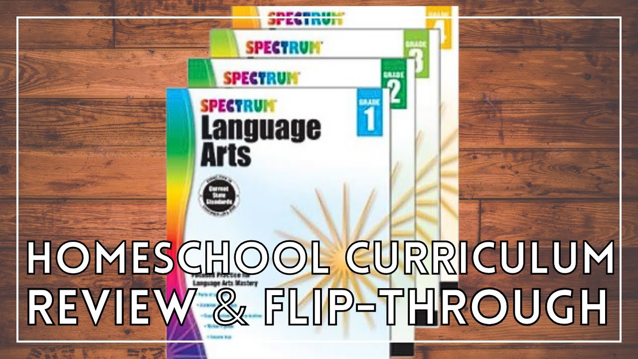 Spectrum Language Arts Kindergarten - 4th Grade | Homeschool Curriculum Workbooks Grades: K 1 2 3 4