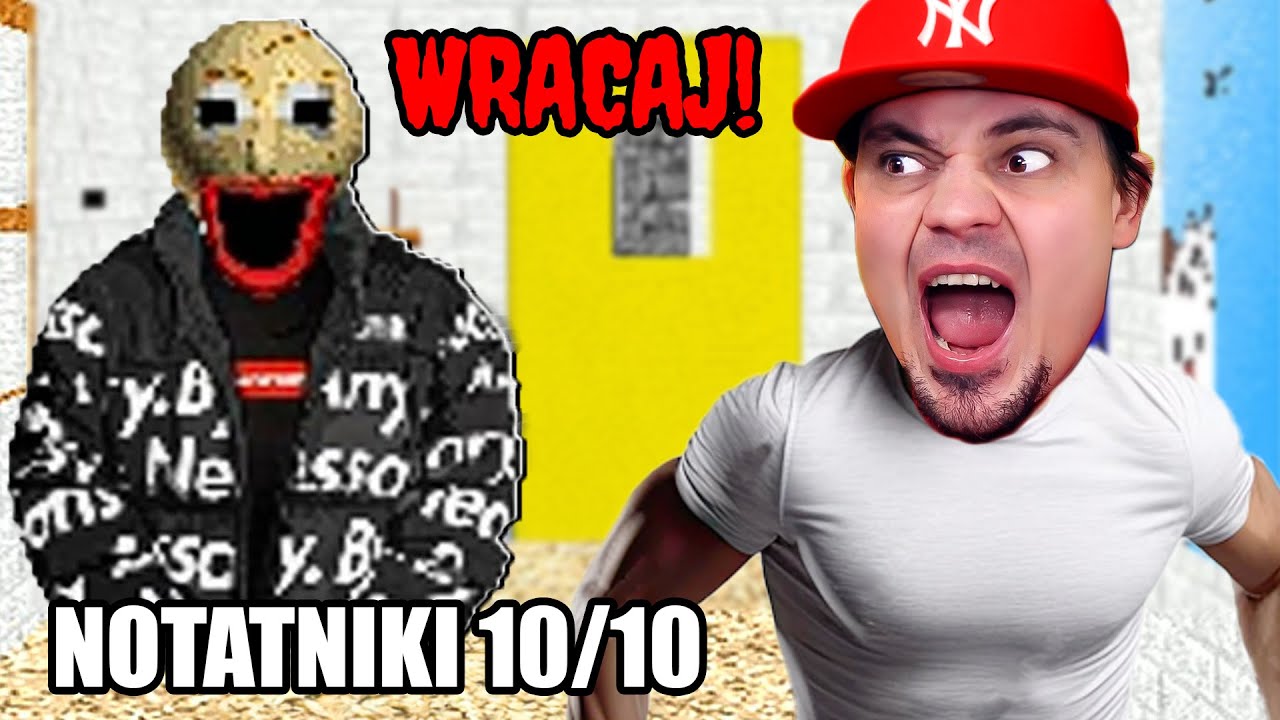 Udało się! UCIEKAM ZE SZKOŁY RALDIEGO! *wszystkie notatniki* 🏫 Raldis Crackhouse / Baldi Na Modach