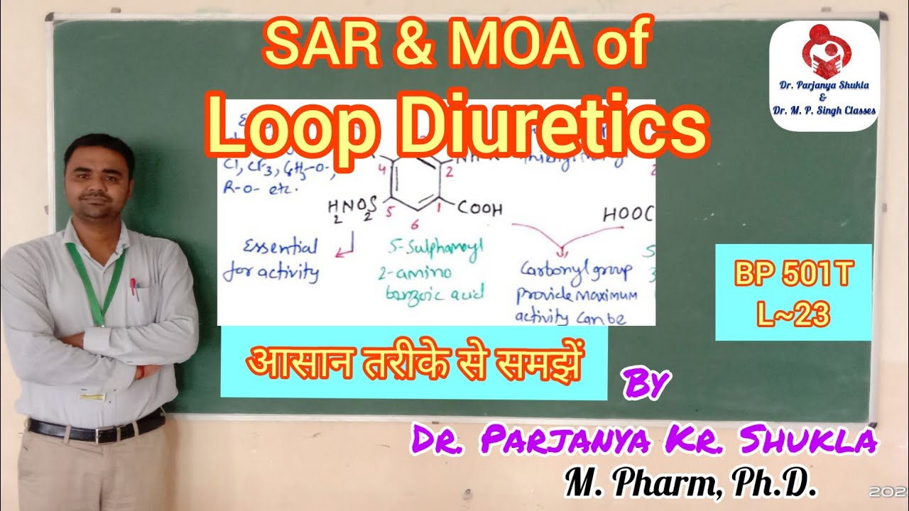SAR of Loop Diuretics | Mechanism of Action | BP 501T | L~23