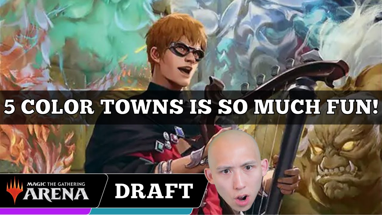 5 COLOR TOWNS IS SO MUCH FUN! | Final Fantasy Premier Draft | MTG Arena