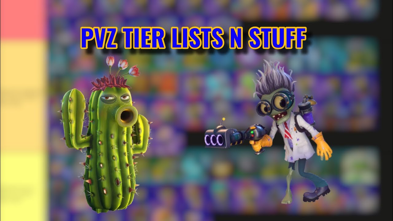 random pvz tier lists and stuff
