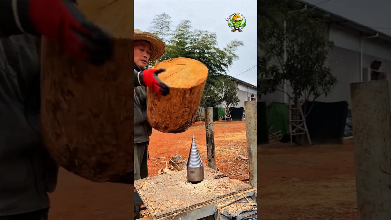 Log Splitting Machine: The Power of the Conical Screw