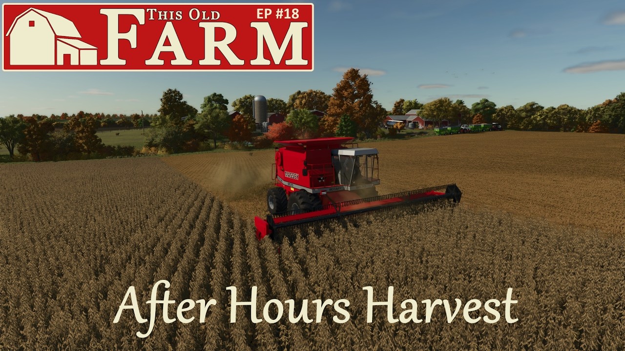 Late Night Cutting Beans | Red Barn Farm Ep #18 | OTM Challenge