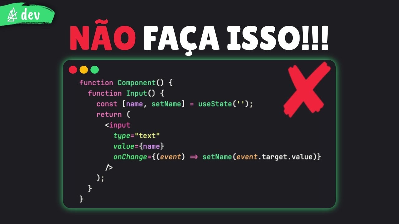O Anti-Pattern mais comum no ReactJS (e como evitá-lo)
