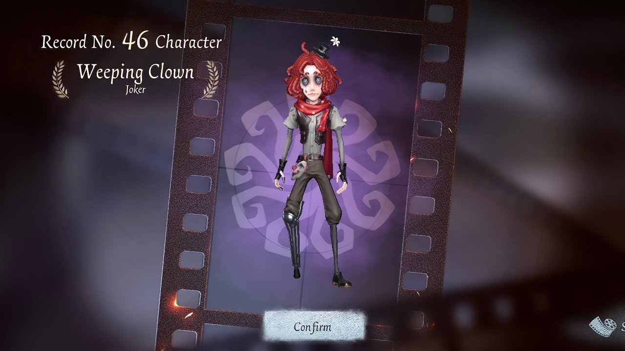 Identity V | Weeping Clown finally arrived to GLOBAL SERVER! | Default + B & Limited Skin Gameplay