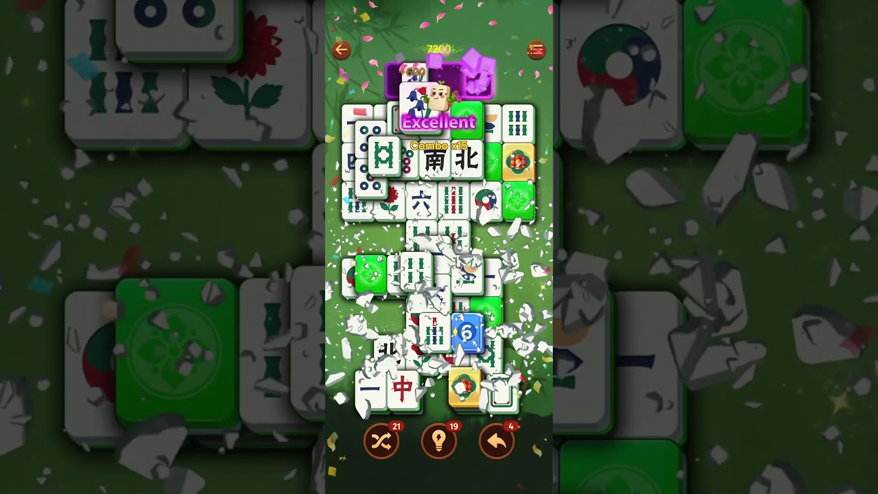 LEVEL-105 Relax with me #asmr #games #vitamahjong#shorts  #mahjong #calmgaming #gameplay#mahjonggame