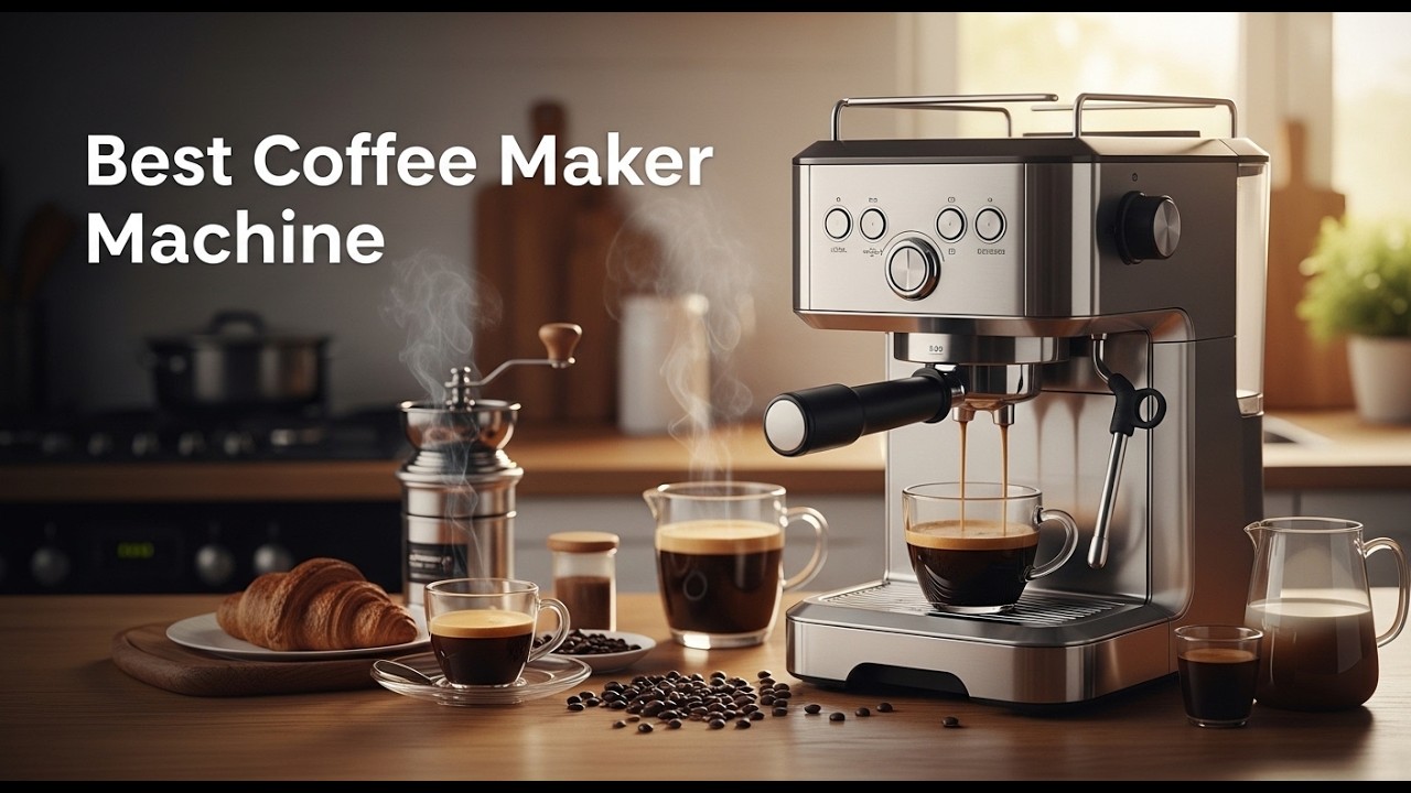 ✅ TOP 5 Best Coffee Maker Machine | Top 5 Coffee Makers for Perfect Brews at Home