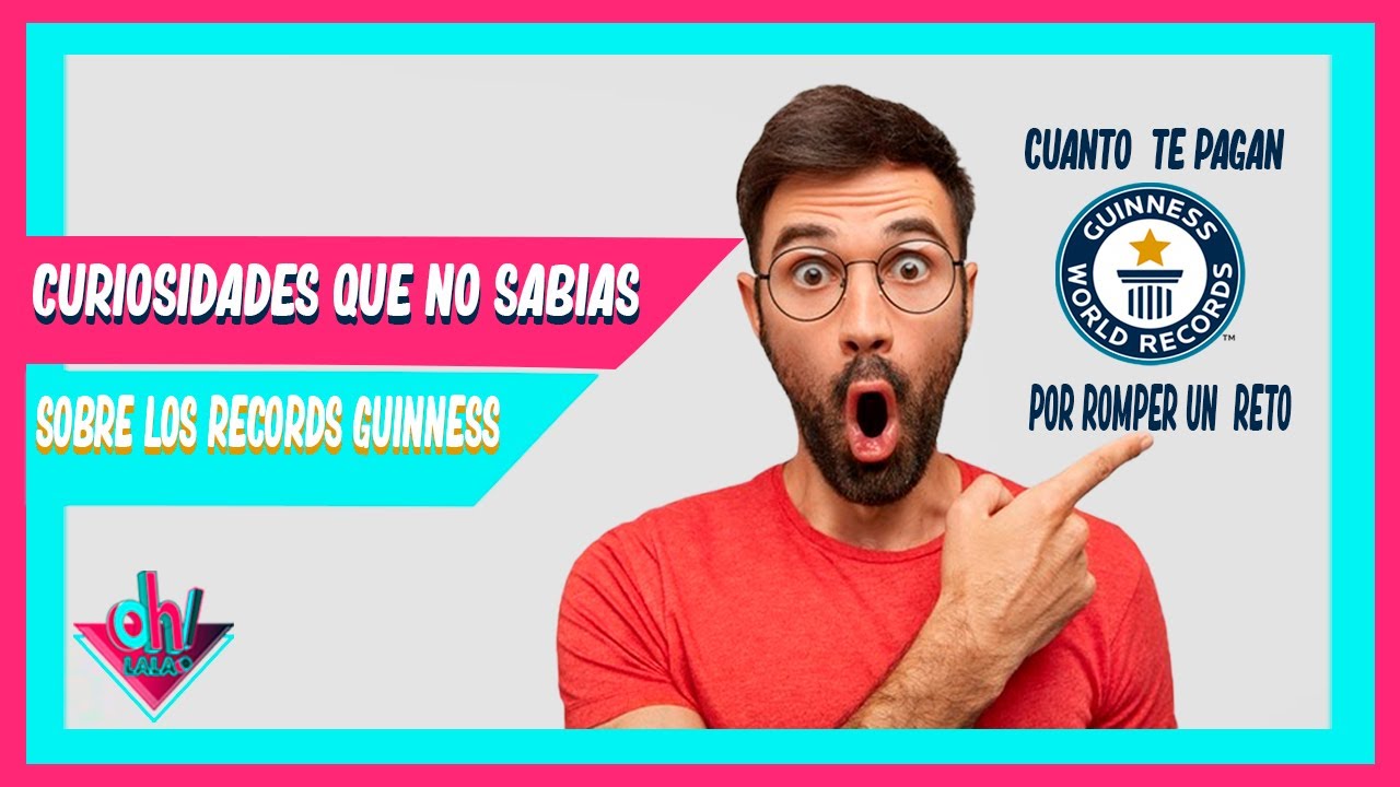 😱Te muestro cuanto paga Guinness por batir un récord! 🙀🥵