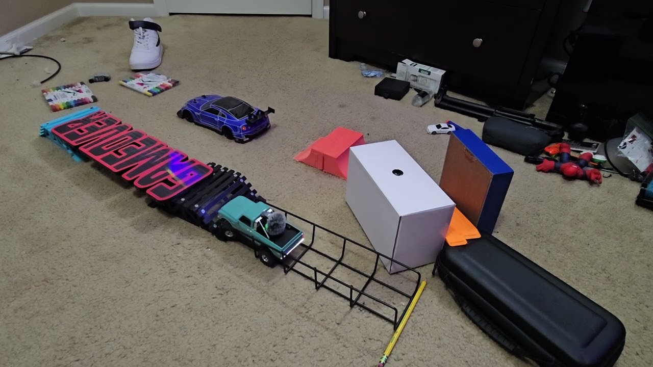 Crawling with a homemade scx30 corse (just thrown together #rc #axial #automobile #crawler #scx30 