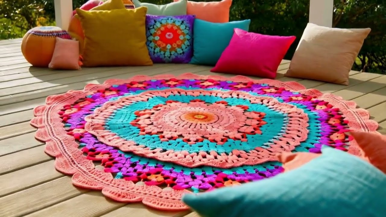 50 Stunning Crochet Rug Ideas to Transform Your Space! | Crochet Rug Ideas 🧶✂️