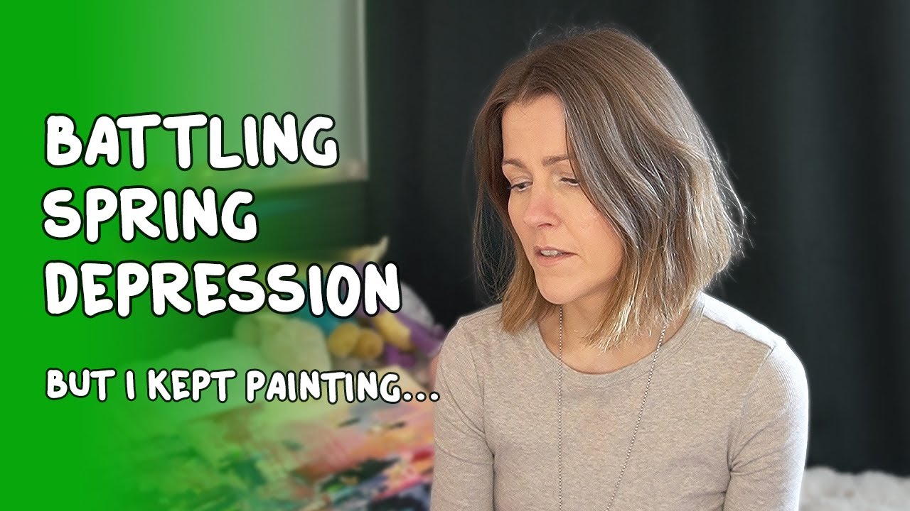 Honest Art, Getting Personal & Spring Sadness ♡ STUDIO VLOG