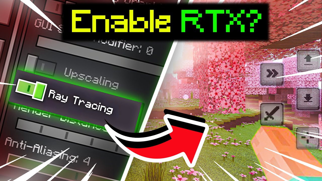 What Is RAY TRACING In Minecraft ? | How to Enable it on Mobile ? 📱