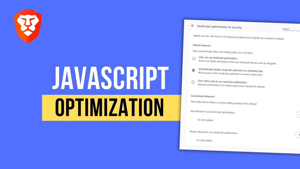 How to Speed Up Brave Browser with V8 JavaScript Optimization (Step by Step)