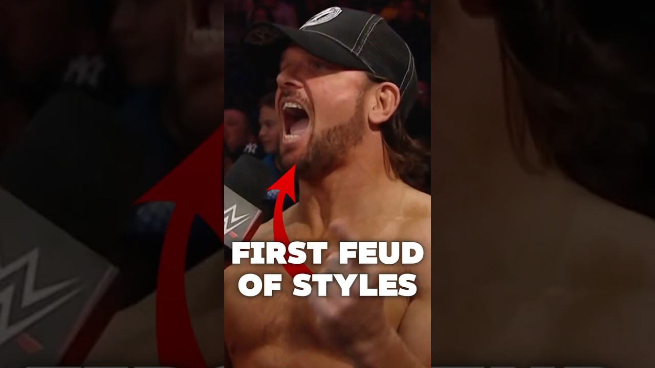 AJ Styles' FIRST MAJOR feud in WWE #wwe #wrestling #shorts