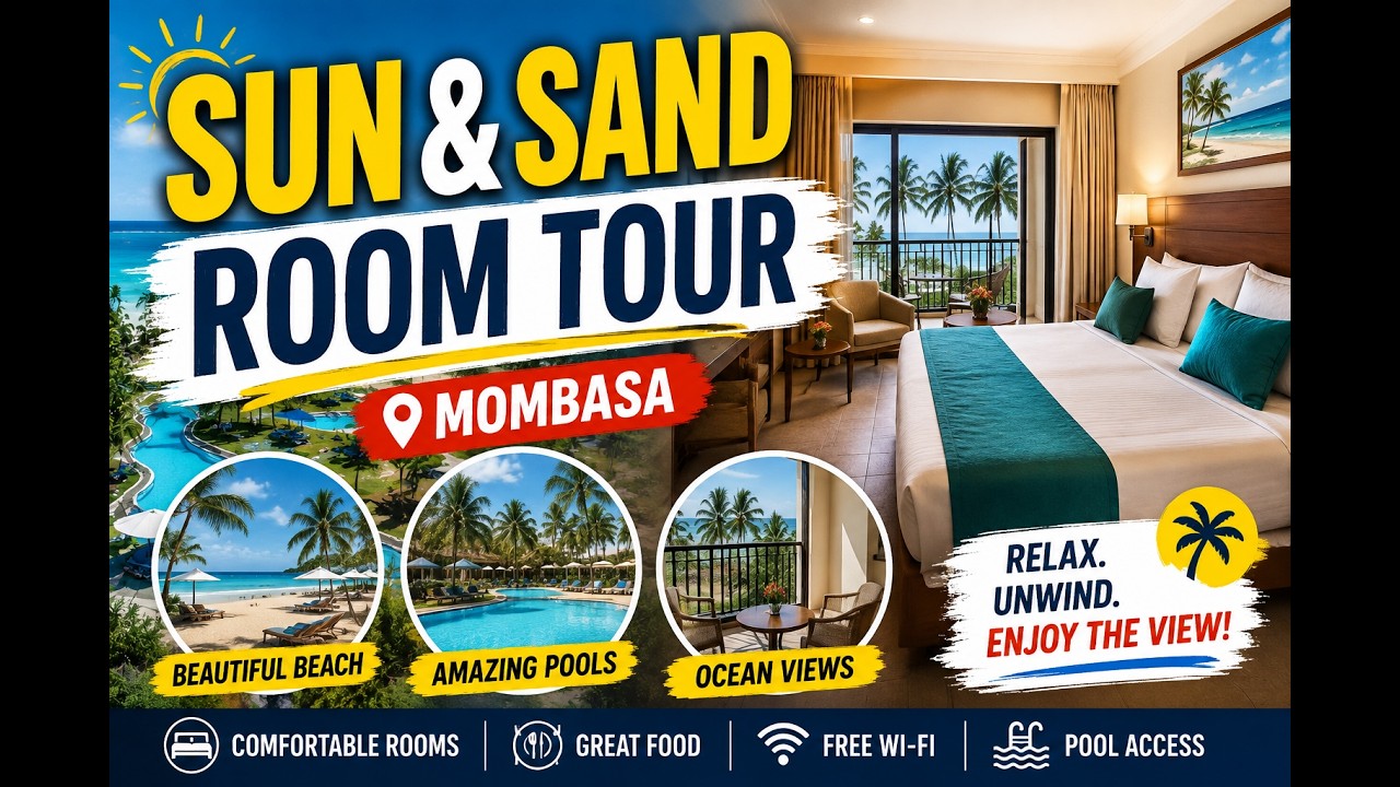 SUN AND SANDS BEACH RESORT ROOM TOUR / Mombasa / beach / holiday