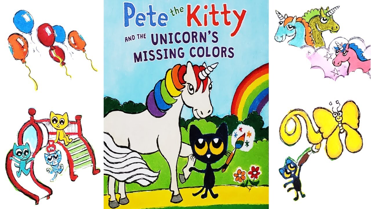 Pete The Cat and The Unicorn's Missing Colors | Read aloud book for kids | storytime