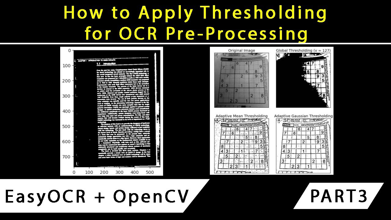 3. How to Apply Thresholding for OCR Pre-processing (EasyOCR + OpenCV)