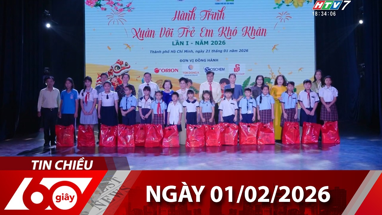 60 Giây Chiều - Ngày 01/02/2026 - HTV Tin Tức Mới Nhất 2026