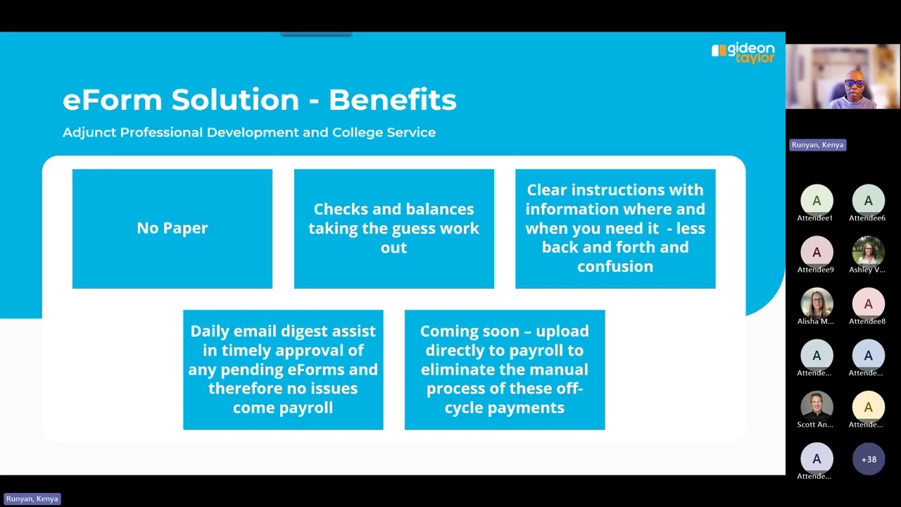 GT Lunch & Learn: Less Paper, More Power - Revolutionizing Faculty Forms