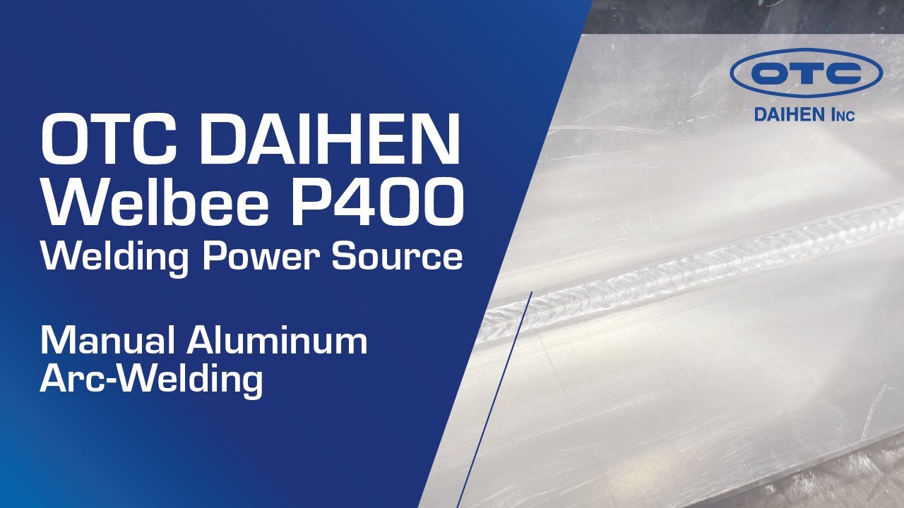 OTC DAIHEN Welbee P400 Welding Power Source | Manual Aluminum Arc-Welding