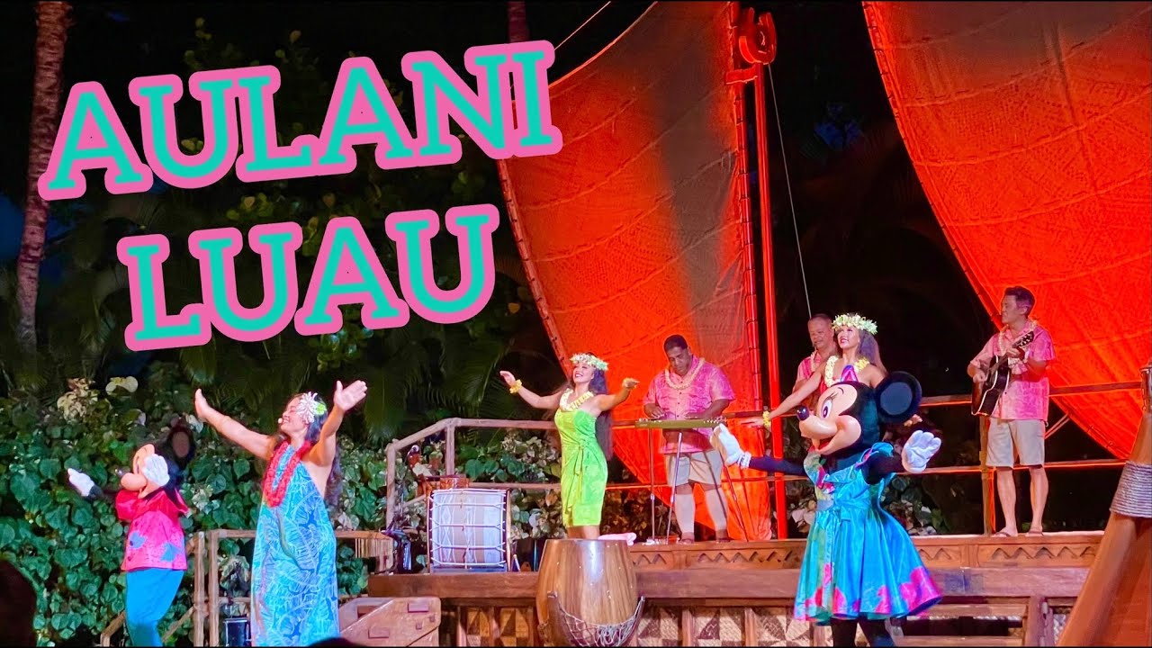 Disney's Aulani KA WA'A Luau & Unforgettable Laniwai Spa Day Experience