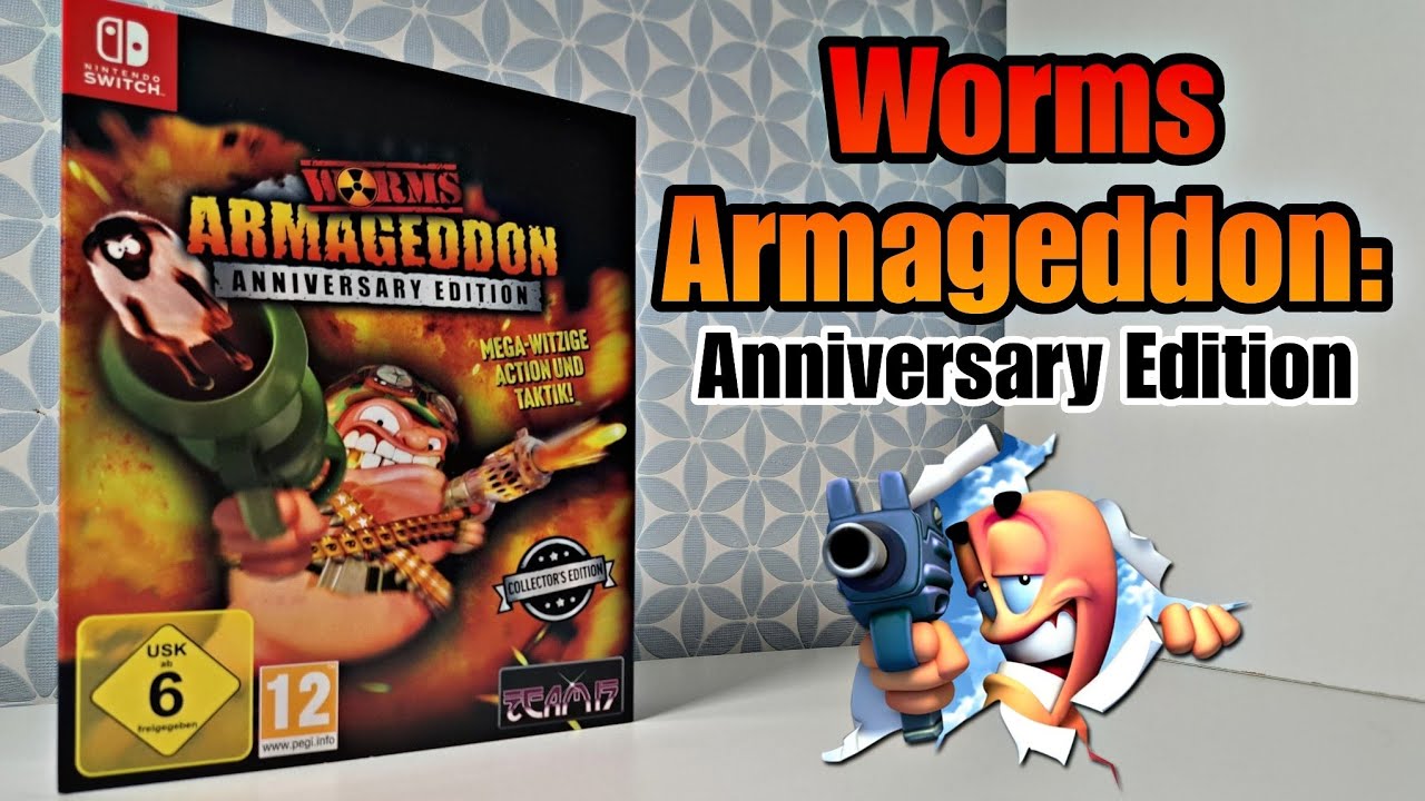 Распаковка Worms Armageddon Anniversary Edition &mdash; взрыв ностальгии!