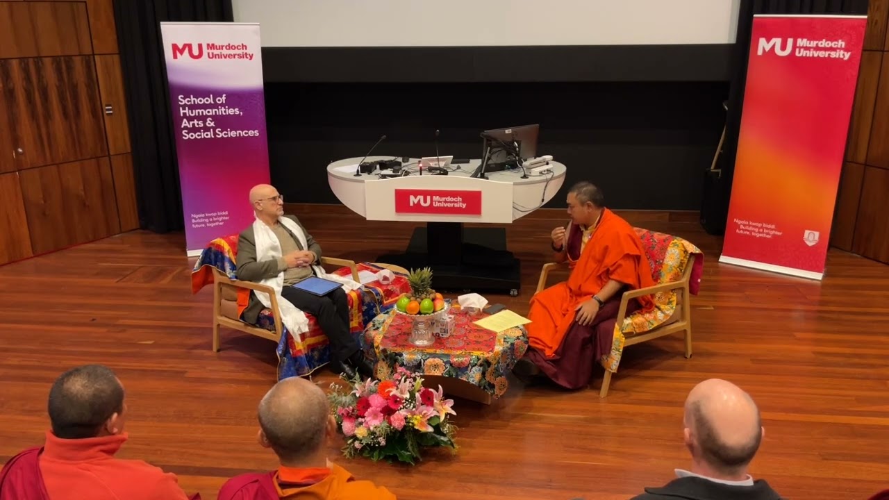 𝐎𝐍 𝐖𝐄𝐋𝐋𝐁𝐄𝐈𝐍𝐆 - 𝘼 𝙩𝙖𝙡𝙠 𝙗𝙮 𝙂𝙮𝙖𝙡𝙬𝙖 𝘿𝙤𝙠𝙝𝙖𝙢𝙥𝙖 at Kim E Beazley Lecture Theatre, Murdoch University, WA.