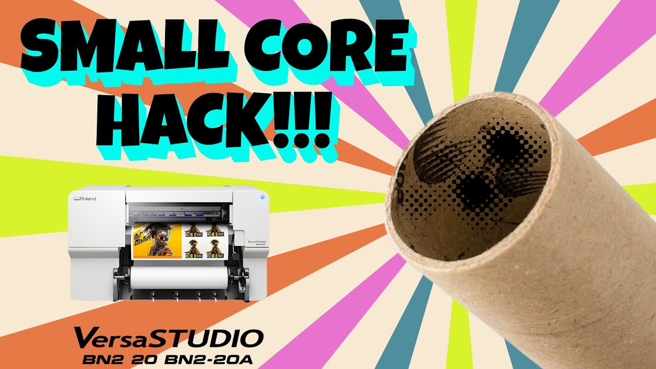 Roland BN2-20A: How to Deal with Material on Small Core