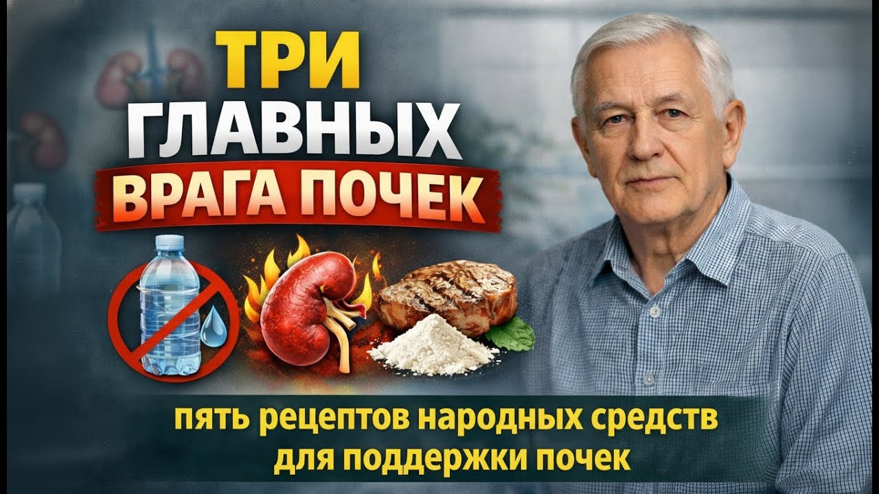 Эти народные рецепты помогут почкам после 60 лет