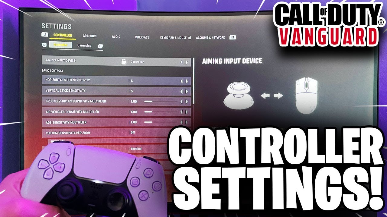 The BEST CONTROLLER SETTINGS FOR COD VANGUARD! Vanguard AIMBOT SETTINGS - IMPROVE AIM! BEST SETTINGS