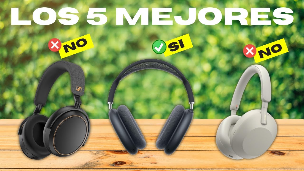 Los 5 MEJORES AURICULARES Y CANCELACION DE RUIDO ✅ (AMAZON 2025) | CALIDAD PRECIO AURICULARES CASCOS
