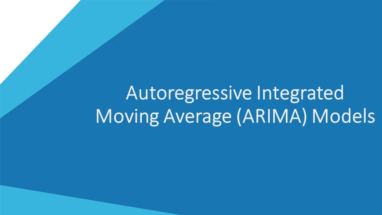 S01E05 Autoregressive integrated moving average (ARIMA) models