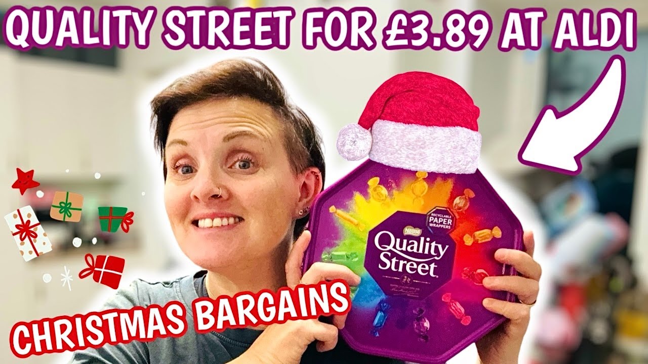 ** QUALITY STREET FOR £3.89 ** | CHRISTMAS BARGAINS AT ALDI | Grocery Shopping HAUL