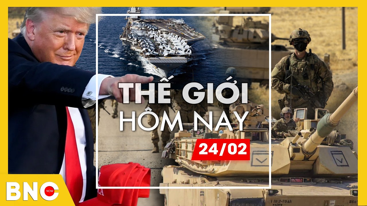 Mỹ tiến quân sang Anh khai hoả Iran; Tàu Indonesia thách thức “đường 9 đoạn” | Thế giới hôm nay