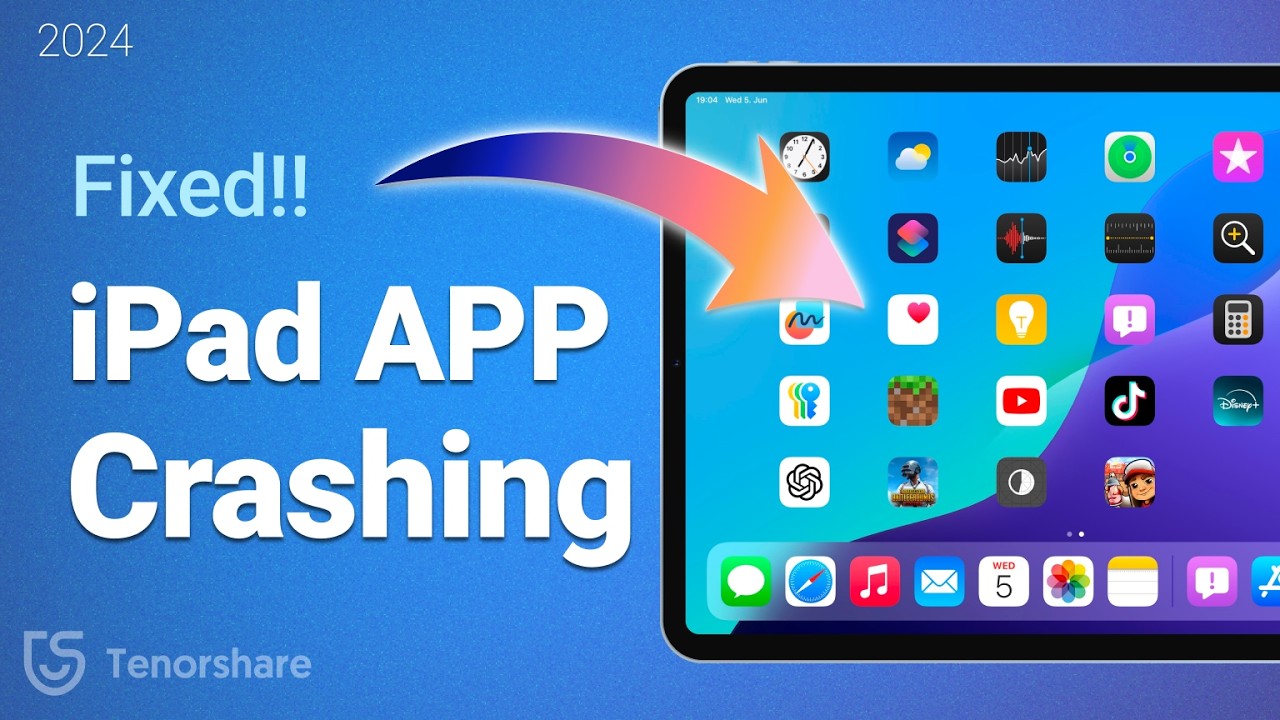 Apps Keep Crashing on iPad? 6 Real Fixes!! (2024) - iPad/iPad Pro, Air, Mini