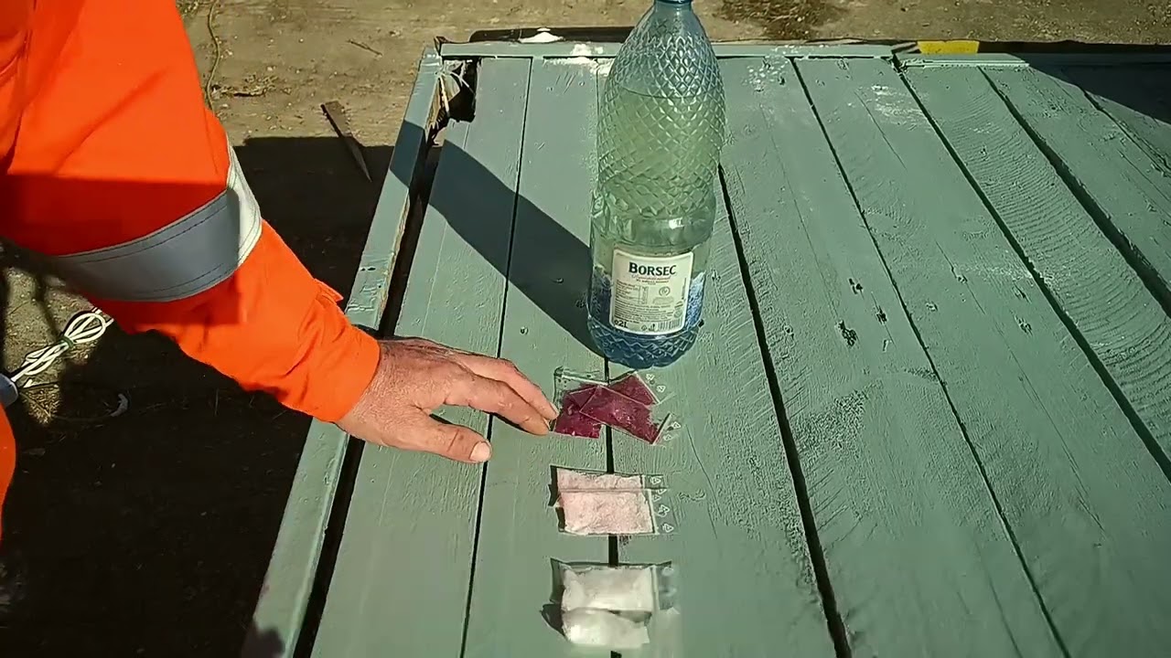 Turta de stimulare.Pregatirea amestecului de minerale cu alcool