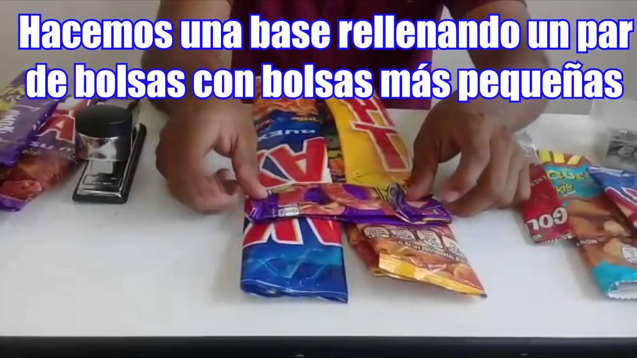 DIY: Cómo hacer una bolsa con envolturas de sabritas