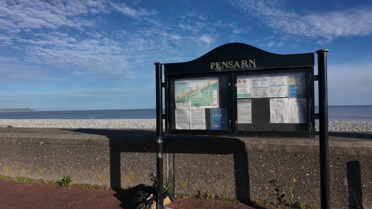 A walk on Pensarn Promenade