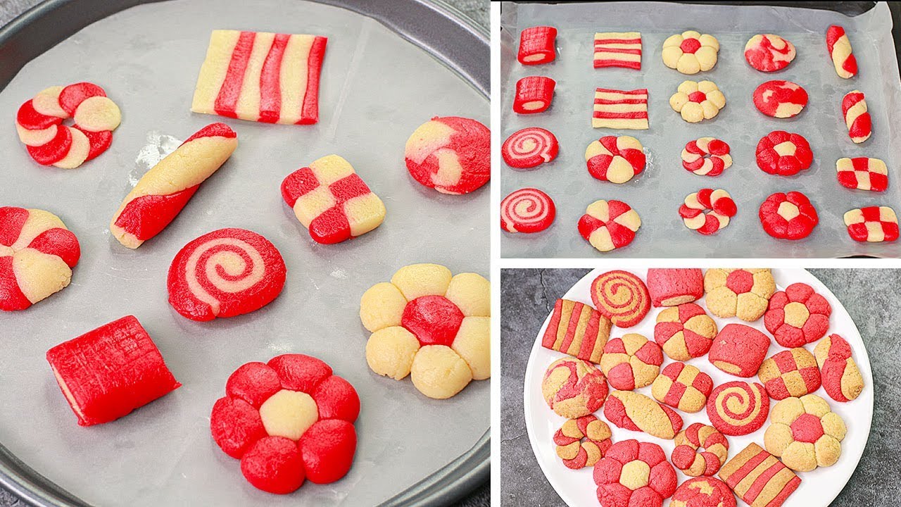 10 Christmas Cookies Recipe | Eggless & Without Oven | Yummy